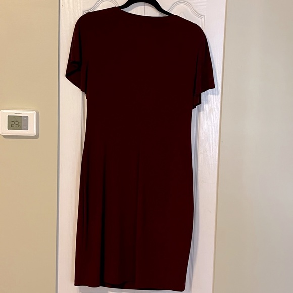 Chaps L V- Neck Mock Wrap Dress - Picture 5 of 5